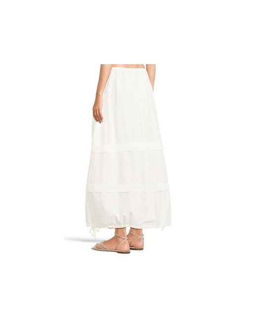 Free People Black Eloise Maxi Skirt Skirt Sm 4-6) Cotton