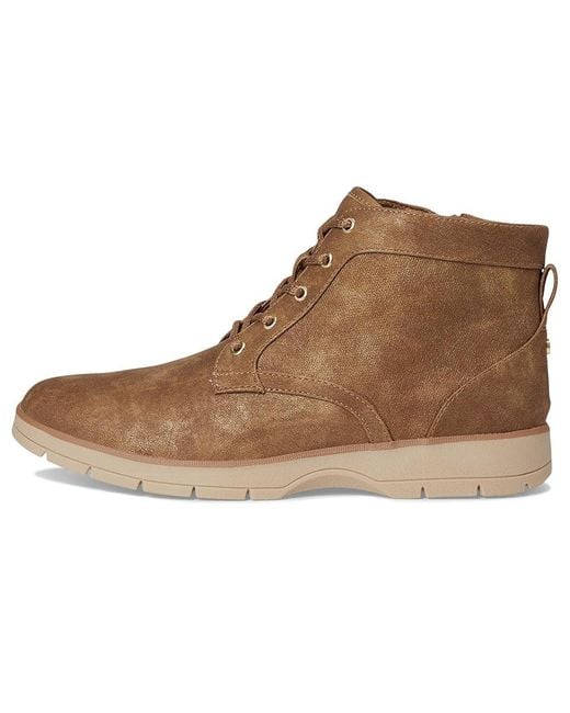 Dr. Scholls Brown Northstar Lace-Up Short Boots Boots, Synthetic