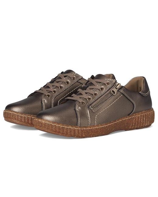 Clarks Brown Caroline Janna ( Metallic) Shoes