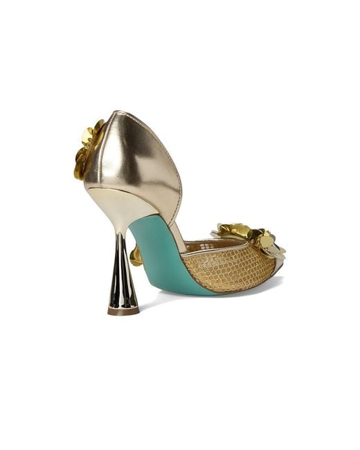 Betsey Johnson Metallic Nash High Heels, Rubber/Synthetic