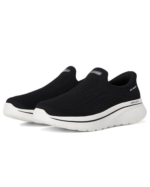 Skechers Black Go Walk Arch Fit N-Joy Arianne Hands Free Slip-Ins Walking Shoes 9.5 B