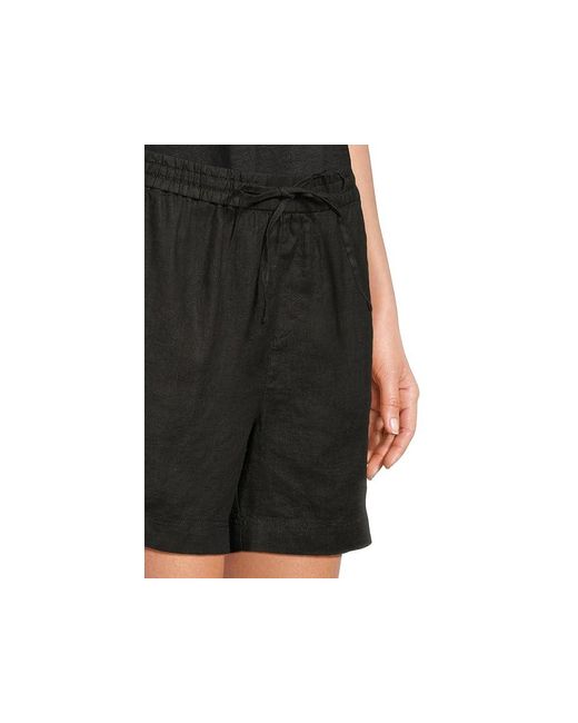 Tommy Bahama Black Two Palms Easy Shorts Shorts, Linen