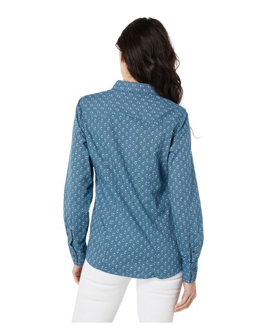 Roper Cotton Paisley Grid All Over 