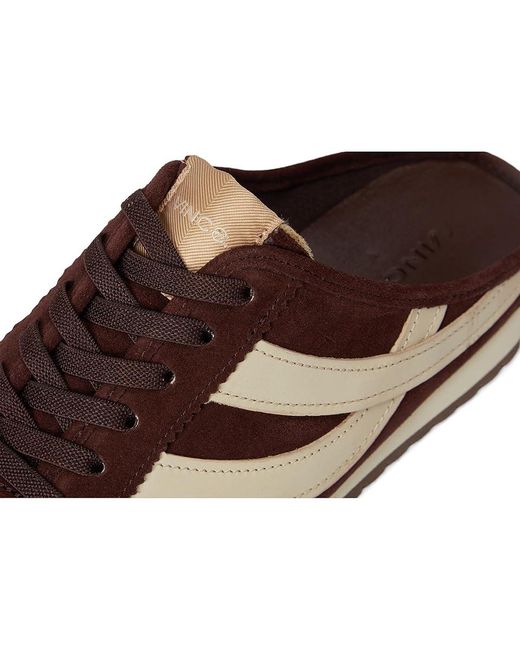 Vince Black Oasis Runner Mule Mule Shoes Shoes Chili/Moonlght, Leather
