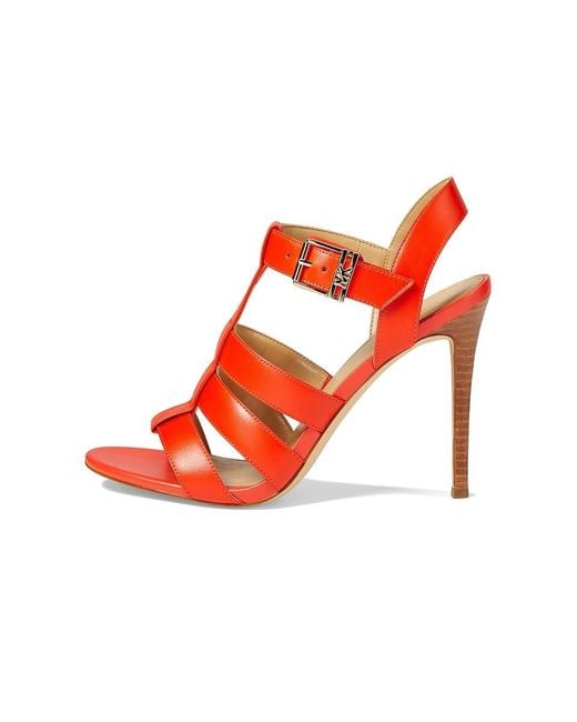 MICHAEL Michael Kors Red Jagger Sandal (Optic) Shoes