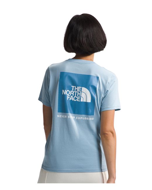 The North Face Blue S/s Box Nse Tee