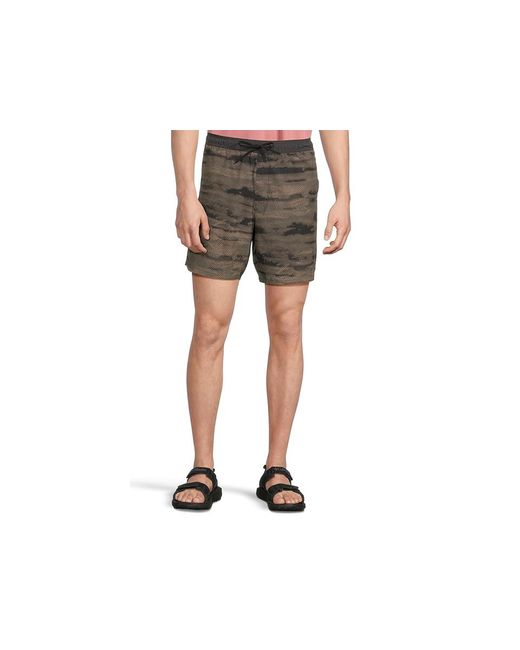 Billabong Black Surftrek Perf Elastic Hybrid Shorts, Elastane/Nylon/Polyamide for men