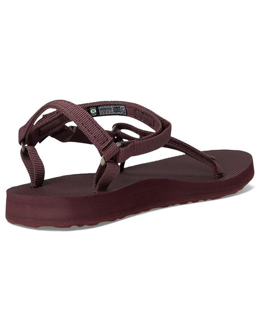 Teva Brown Original Universal Slim Shoes 9 B