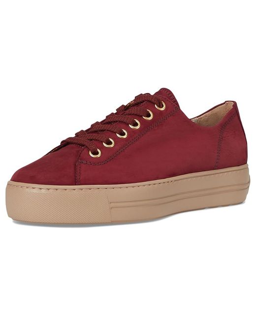 Paul Green Red Bixby Sneakers Shoes