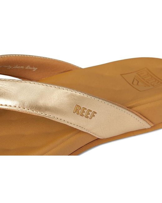 Reef Brown Cushion Melody Sandals 6 B