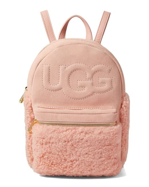 UGG Dannie Ii Mini Backpack Sheepskin in Pink Lyst