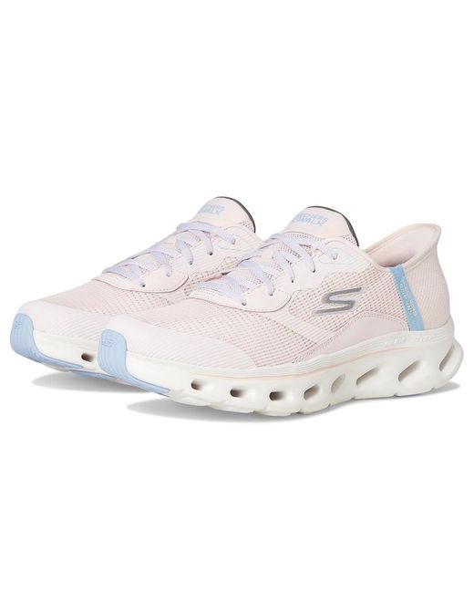 Skechers White Go Walk Glide Step 2.0 Belah Hands Free Slip-Ins Shoes 8.5 B