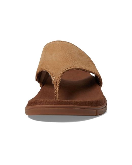 L.L. Bean Brown Go Anywhere Flip-Flop Sandal (Honey) Shoes