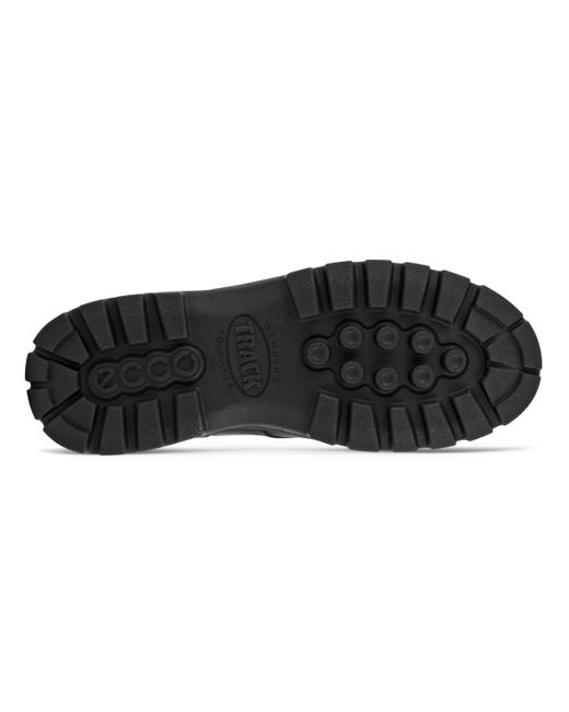Ecco Black Track 25 Waterproof Plain Toe Tie Boot for men