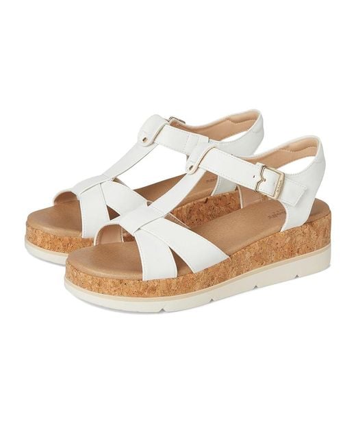 Dr. Scholls Metallic Once Again Wedge Shoes