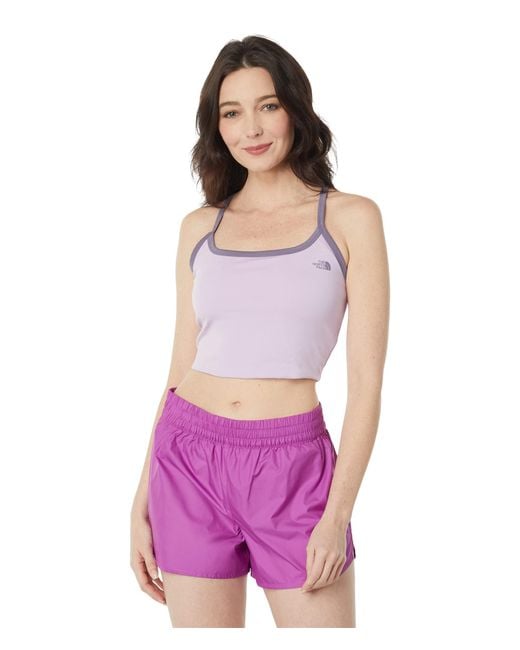 The North Face Ea Dune Sky Tanklette in Purple | Lyst