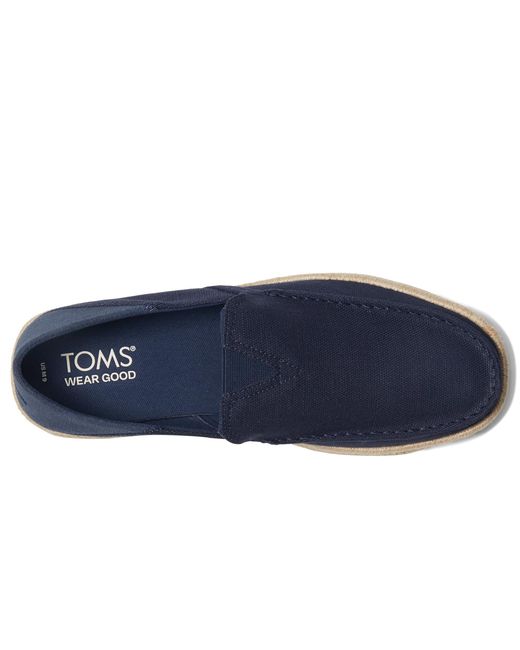 TOMS Blue Alonso Loafers Rope for men
