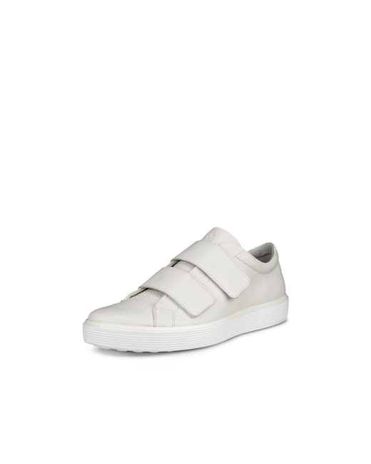 Ecco White Soft 60 Premium Two Strap Sneaker for men