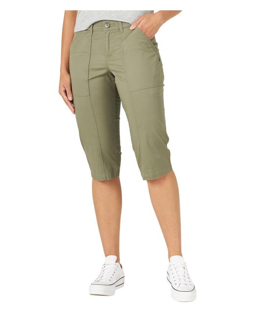 Lee Jeans Cotton Flextogo Skimmers Relaxed Fit Midrise in Green Lyst
