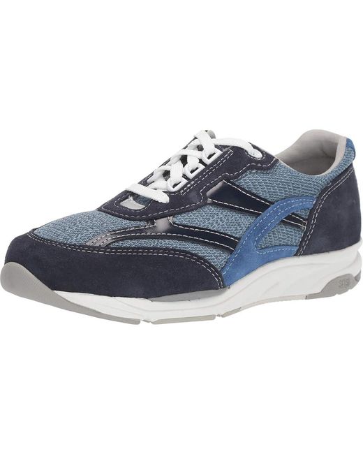 SAS Blue Tour Mesh Lt Comfort Walking Sneaker (Marine) Shoes