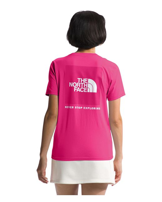 The North Face Pink S/s Box Nse Tee