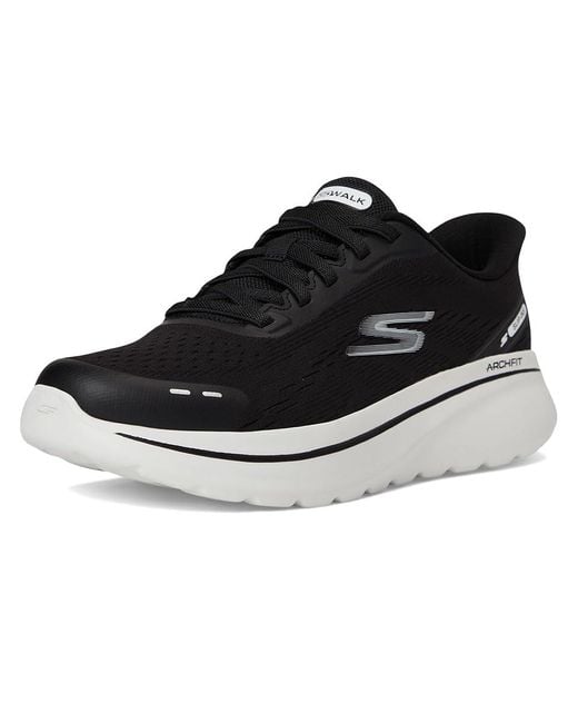 Skechers Black Go Walk Arch Fit N-Joy Nobend Hands Free Slip-In Walking Shoes/ 9.5 D for men