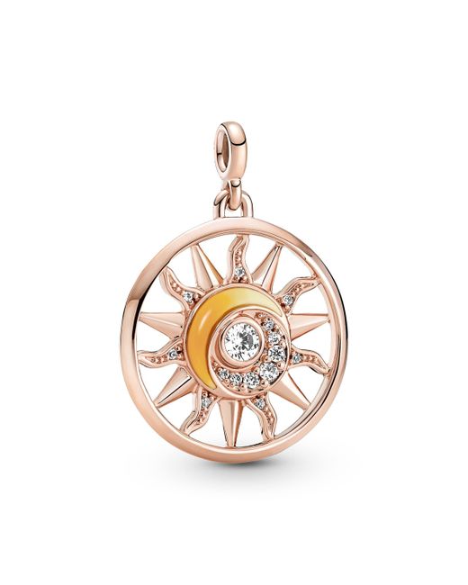 PANDORA Me Sun Power Medallion Charm in Gold (Metallic) | Lyst