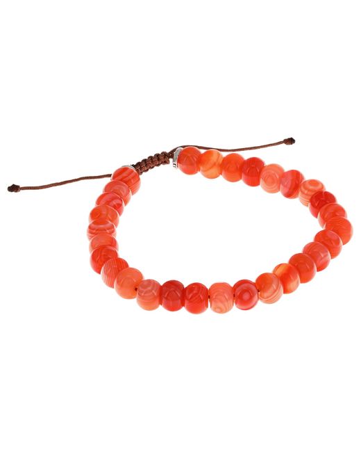 Kendra Scott Cade Beaded Bracelet in Orange for Men | Lyst