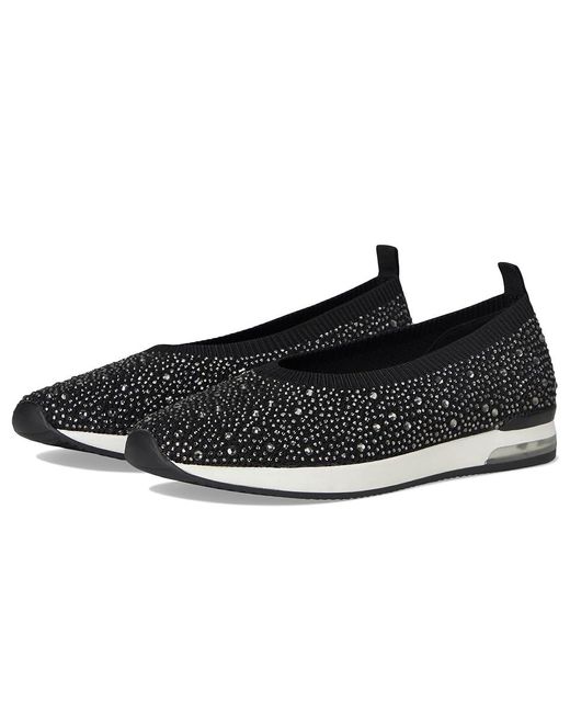 Kenneth Cole Black Evaline Shoes, Leather/Rubber