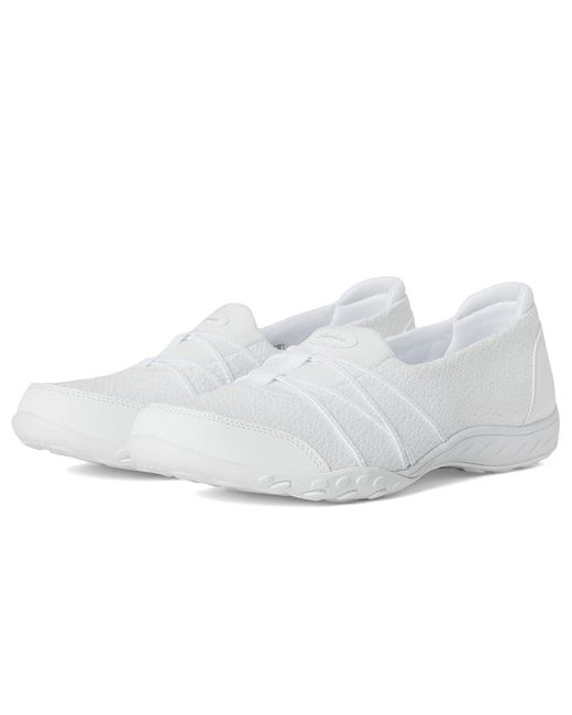Skechers White Breathe Easy
