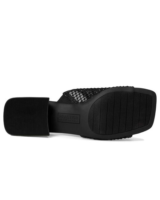 Kenneth Cole Black Buenita Wedge Shoes/ Mesh, Leather/Rubber