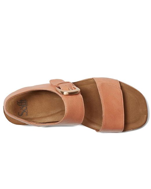 Söfft Black Peggie Sandals 6 M (B) Leather