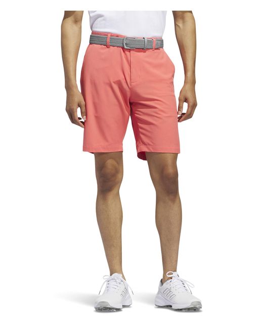 Adidas Red Ultimate365 8.5 Golf Shorts for men