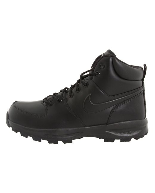 nike men's manoa boots black
