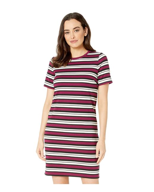 MICHAEL Michael Kors Multicolor Uneven Stripe T-shirt Dress