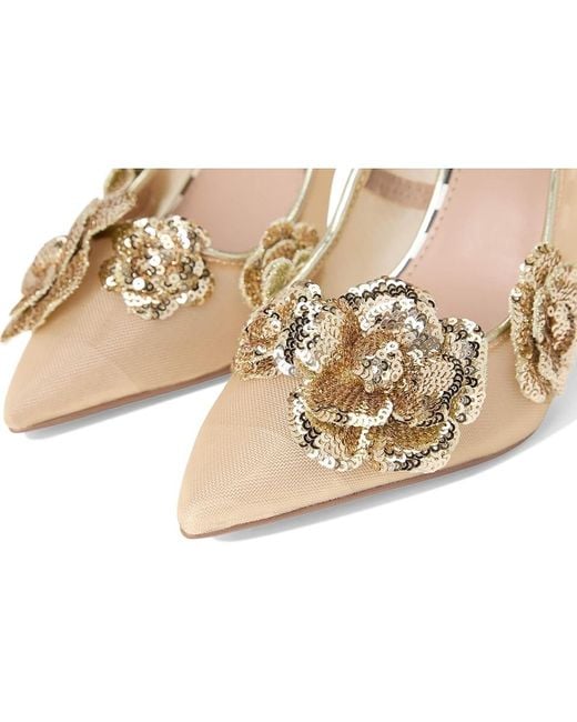 Betsey Johnson Metallic Rossa High Heels, Rubber/Synthetic
