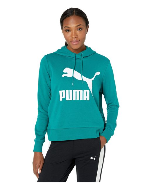 PUMA Green Classics Logo Hoody
