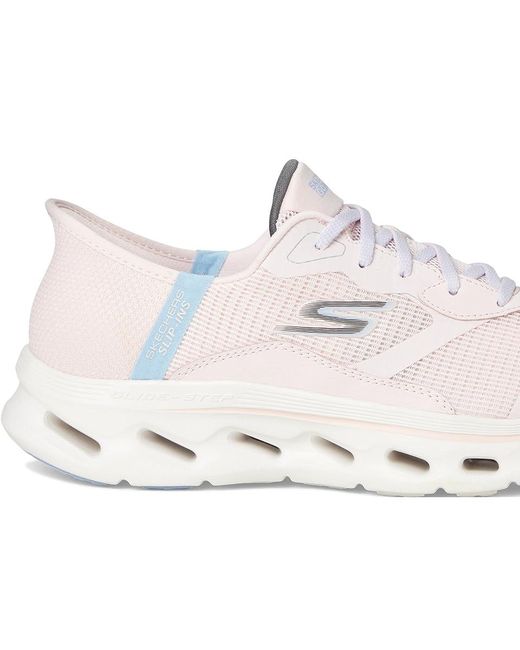 Skechers White Go Walk Glide Step 2.0 Belah Hands Free Slip-Ins Shoes 8.5 B