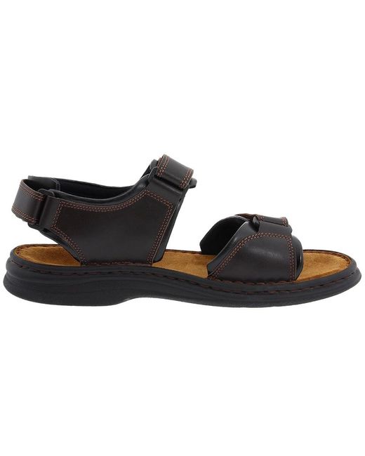 Josef Seibel Black Rafe Hook And Loop Shoes Dakota Moro/ Leather for men