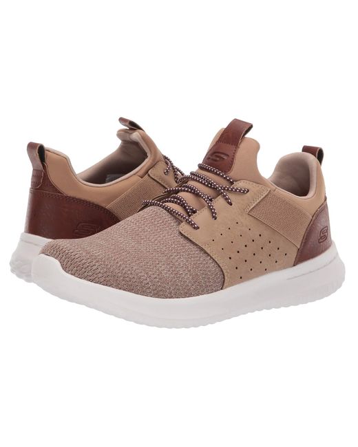 Skechers Classic Fit Delson Camben in Tan (Brown) for Men | Lyst