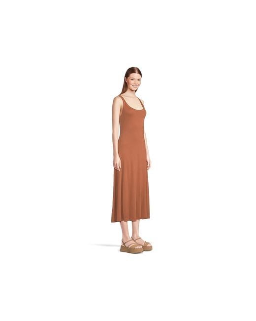 Michael Stars Black Celine Midi Dress Dress Xs (Us 0-2) Cotton/Modal/Spandex
