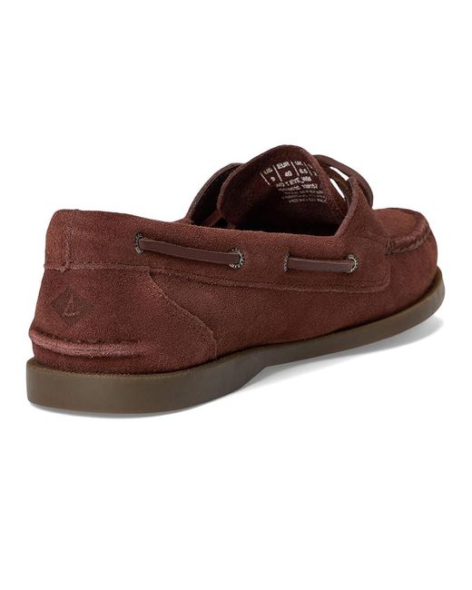 Sperry Top-Sider Brown Ao 1 Eye Flat Shoes 5 M (B) Leather