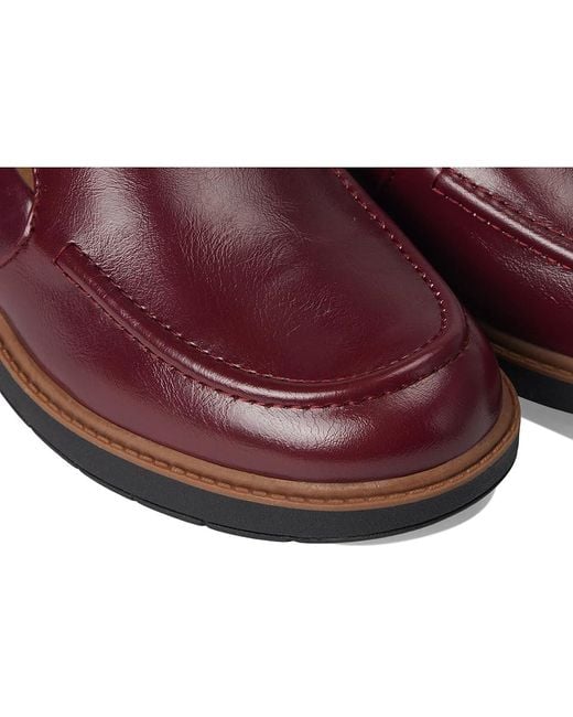 Dr. Scholls Brown Calm Down Loafer/Moc Shoes Flat Shoes, Microfiber