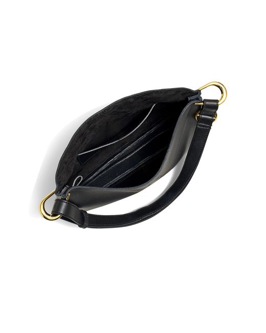Madewell Black Soft Lid Shoulder Bag