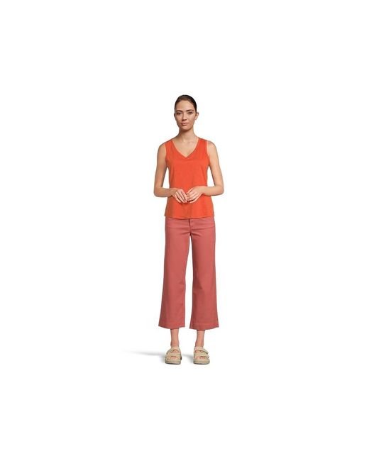 Toad&Co Red Marley Tank Top Clothing, Cotton/Elastane/Lyocell
