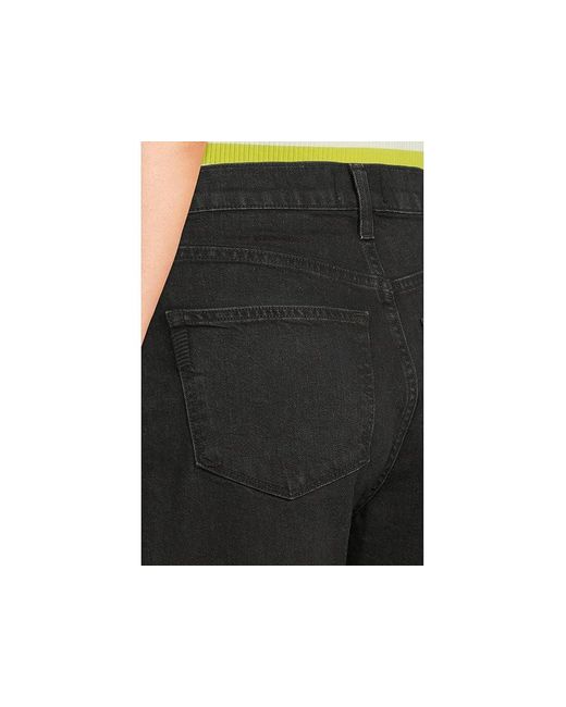 PAIGE Black Arellia Ankle With Undone Finished Hem