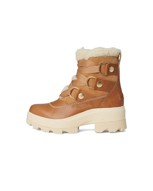 Sorel Brown Joan Frwd Cozy Boots Waterproof Cold Weather Boots Tawny Buff/Honey 11 B