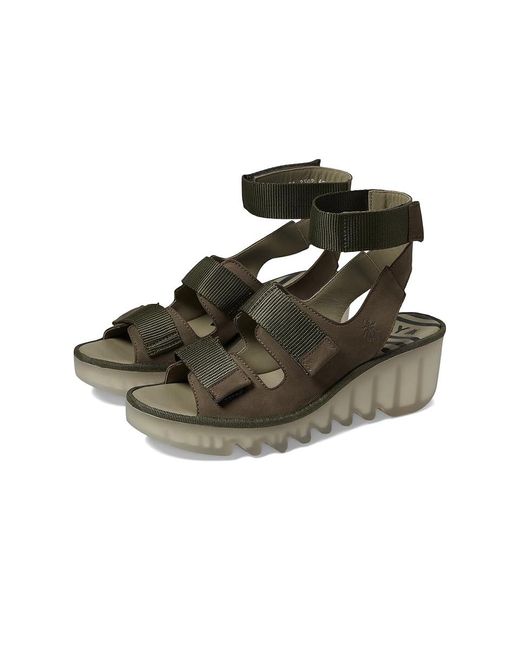 Fly London Black Bech474Fly (Khaki Cupido) Shoes