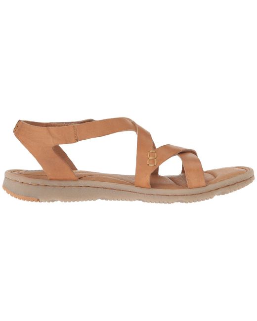 Born Trinidad taupe Full Grain Leather Women s Sandals in Brown