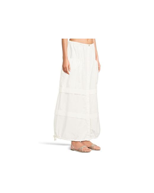 Free People Black Eloise Maxi Skirt Skirt Sm 4-6) Cotton
